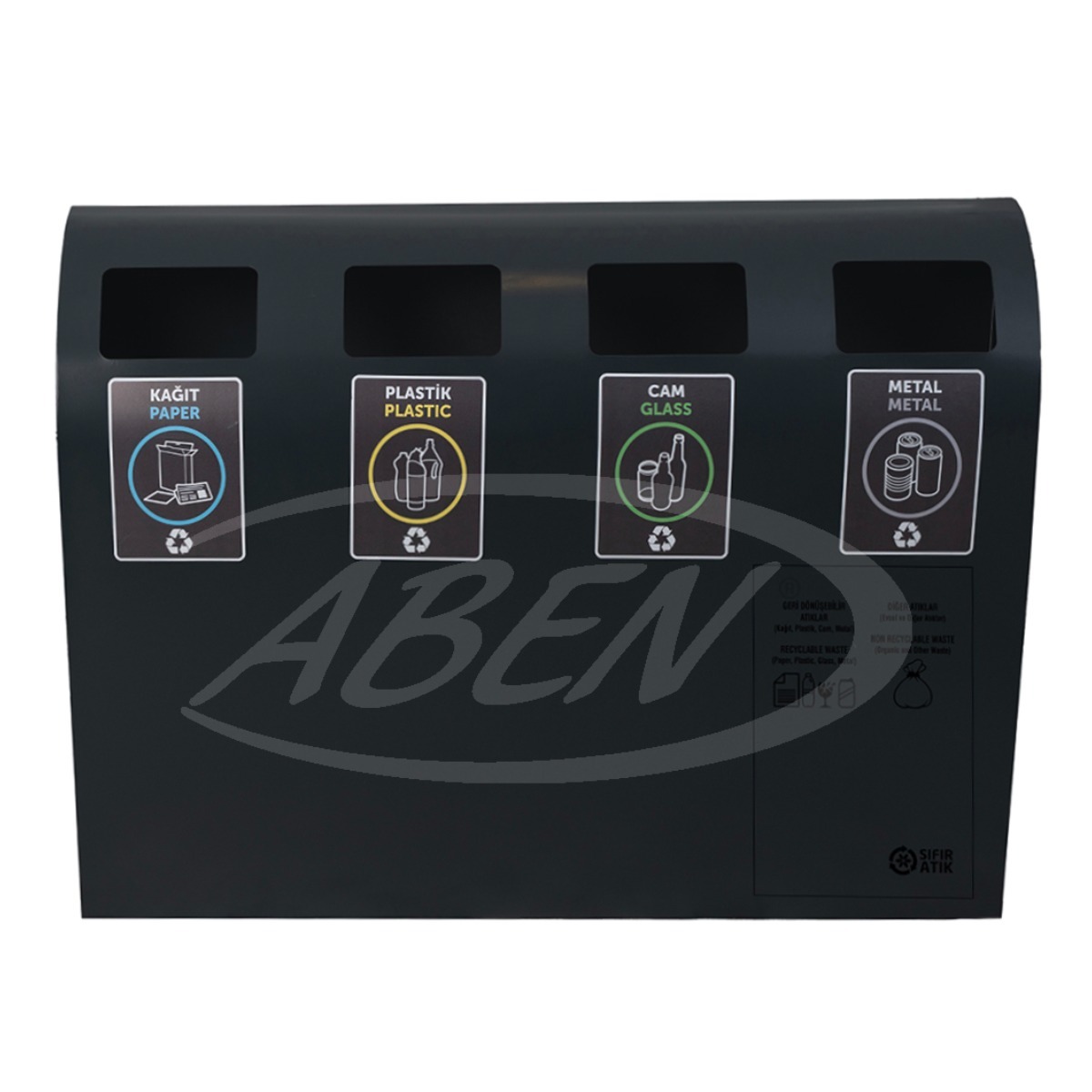 AB-847 4'Part Recycle Bin product logo