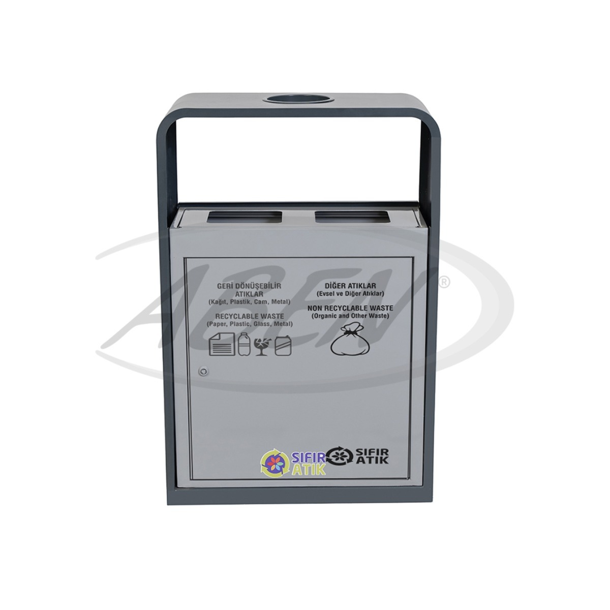 AB-640 Park Garden Trash Can