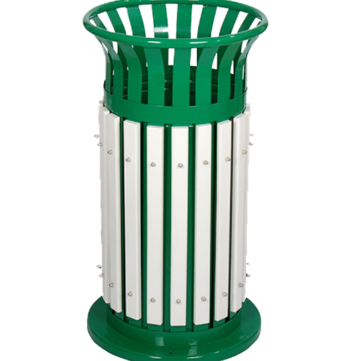 AB-501 Wood Open Space Trash Can
