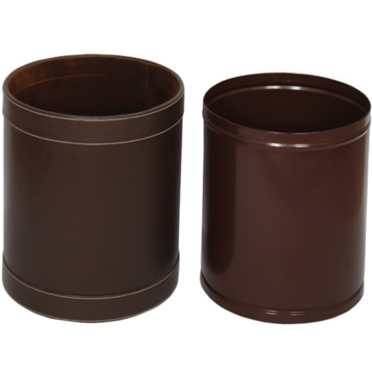 AB-305 Leather Lined Dustbin
