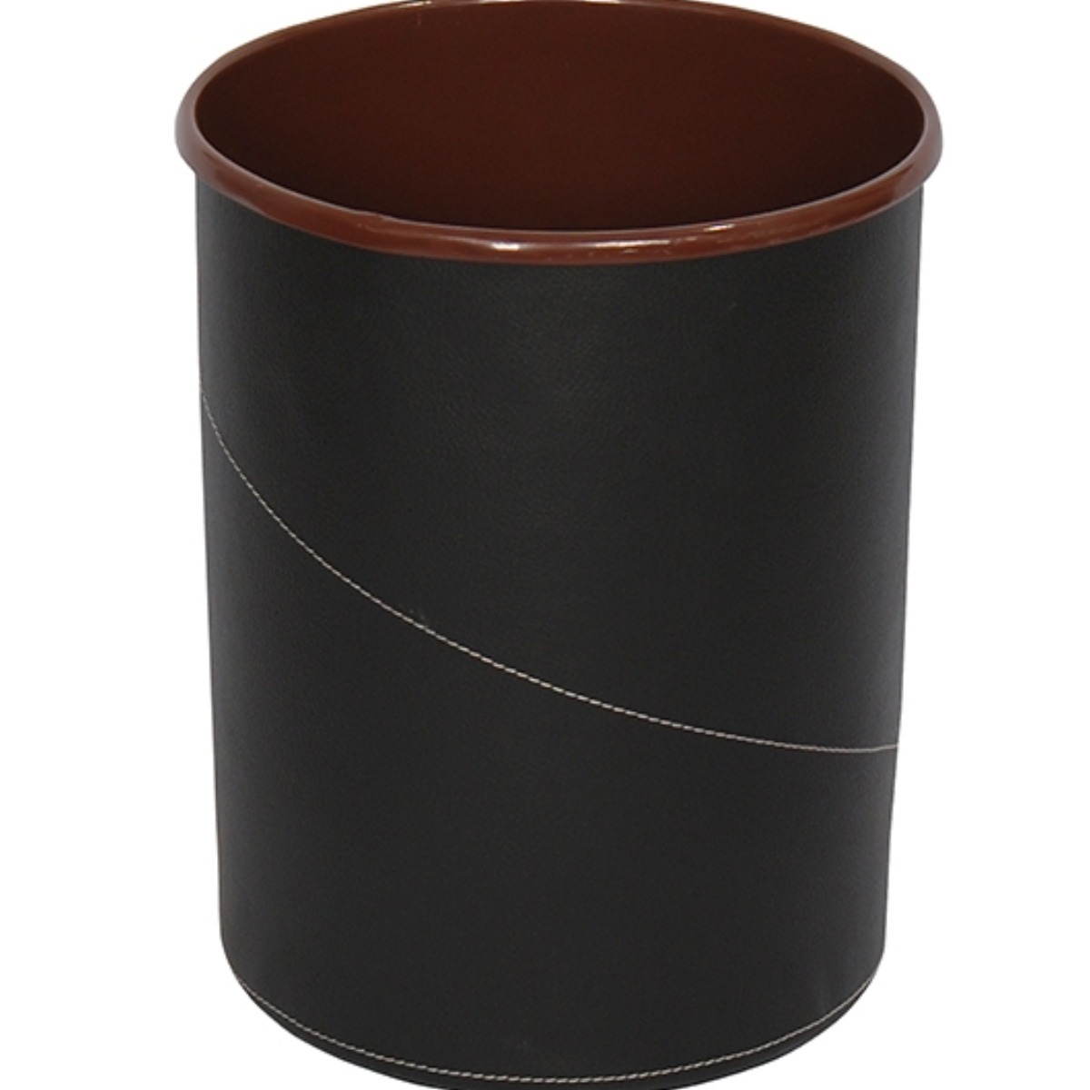 AB-307 Leather Lined Dustbin product logo