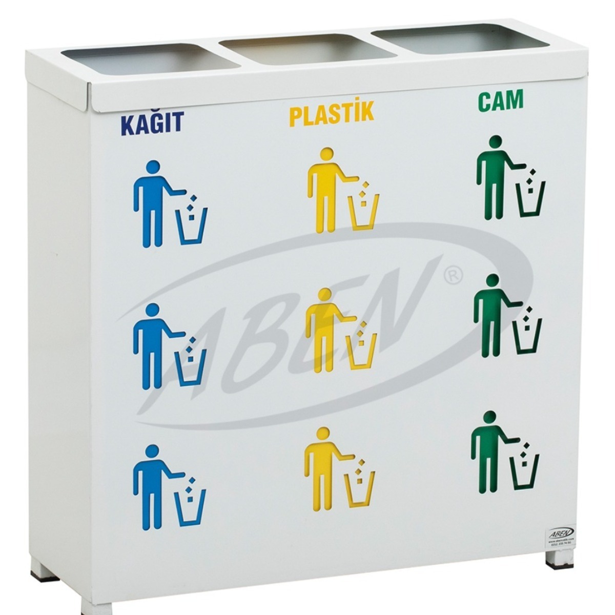 AB-714 3’Part Recycle Bin + Battery Box