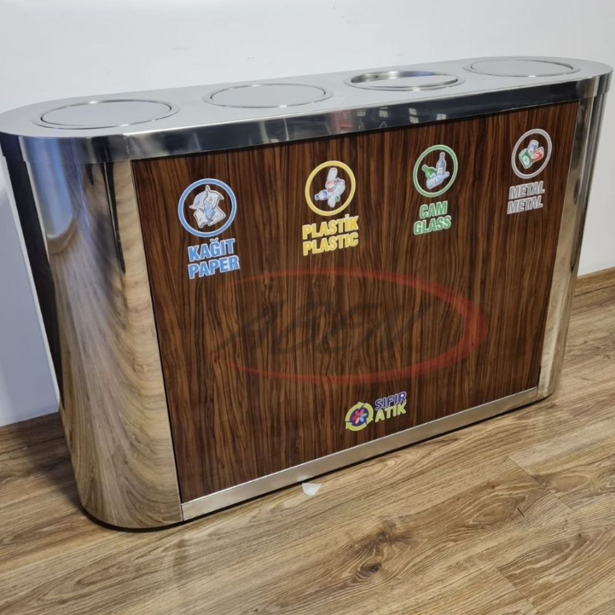 AB-900 4'Part Recycle Bin product logo