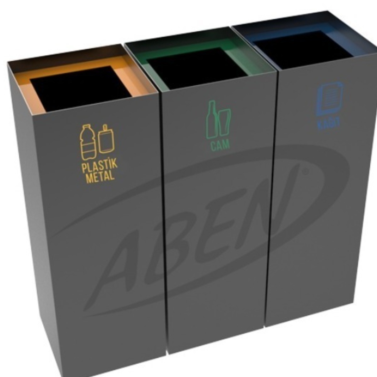 AB-792 3'Part Recycle Bin