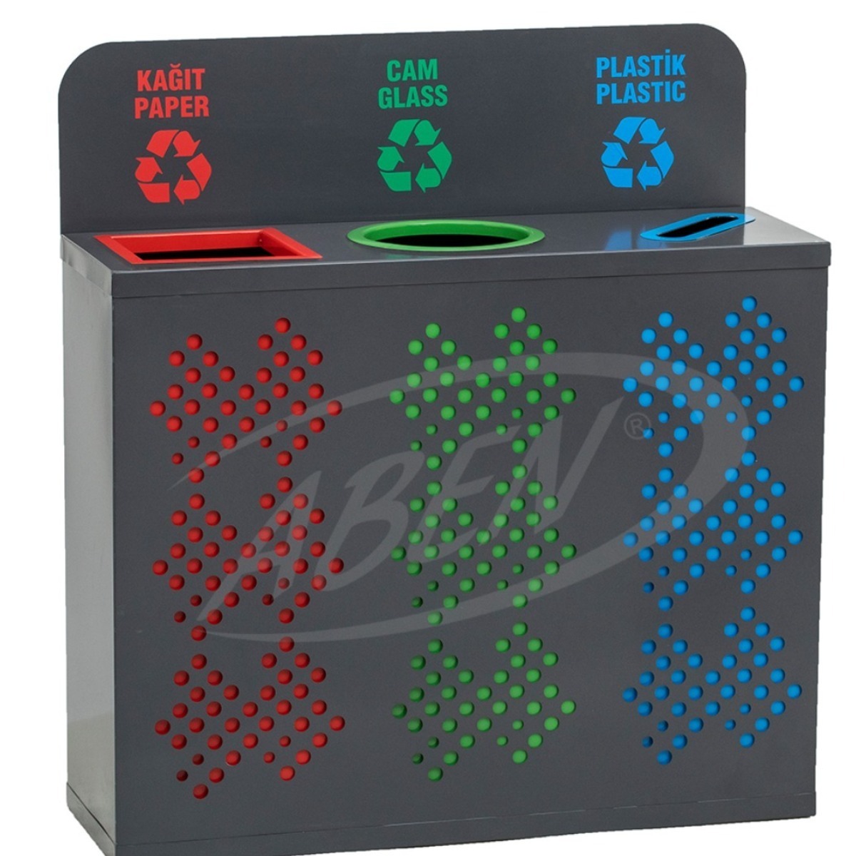 AB-731 3'Part Recycle Bin
