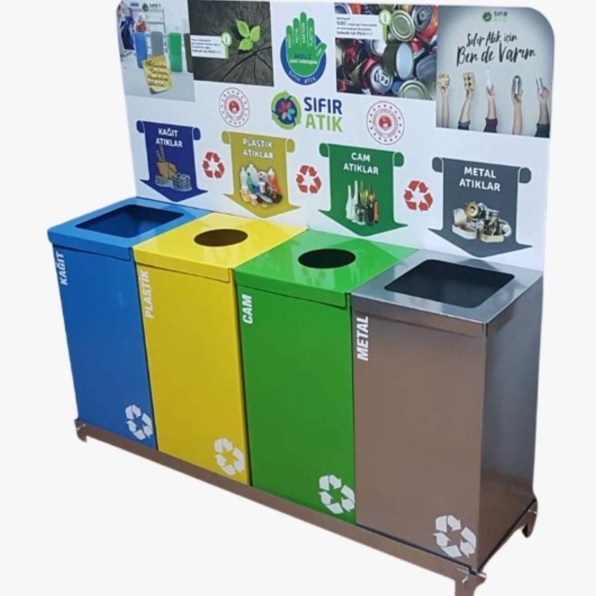 AB-799 4'Part Recycle Bin